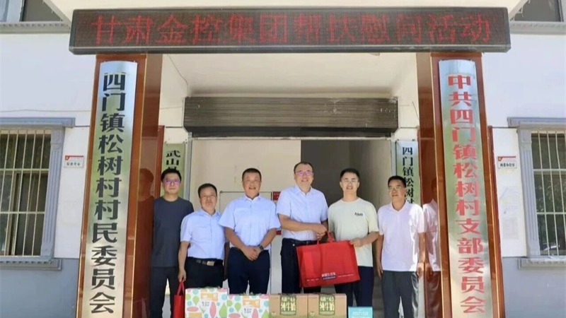 甘肃金控集团赴武山县四门镇松树村走访结对关爱对象对接常态化帮扶工作